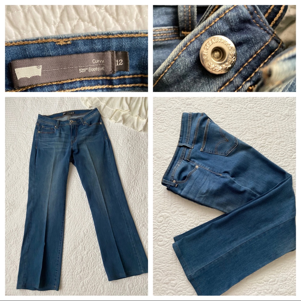 Women’s blue Jeans, levis, boot cut. New no tags